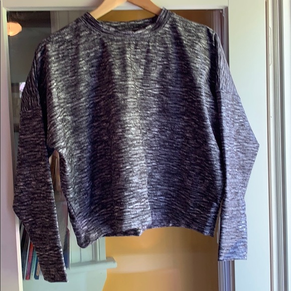 Cropped stretchy sweatshirt M - Picture 2 of 7